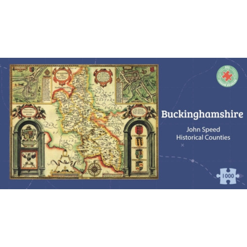 ALL JIGSAW PUZZLES Buckinghamshire Historical 1610 Map 1000 Piece Puzzle (häftad, eng)