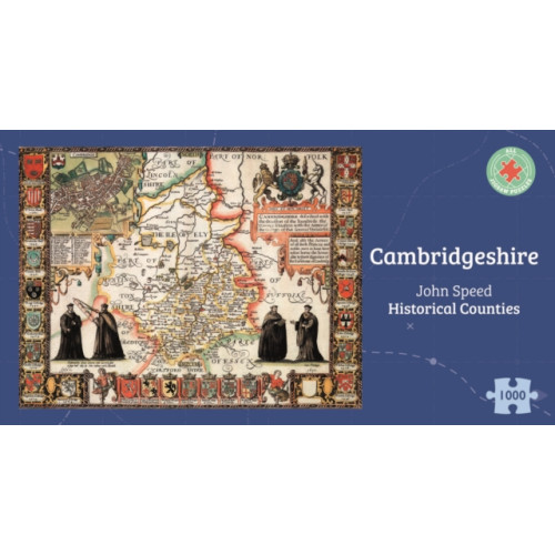 ALL JIGSAW PUZZLES Cambridgeshire Historical 1610 Map 1000 Piece Puzzle (häftad, eng)