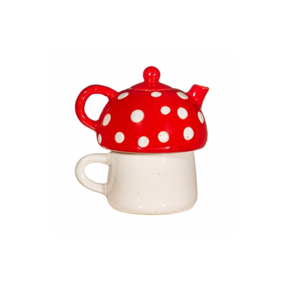 Produktbild för Sass & Belle Red Mushroom Tea For One