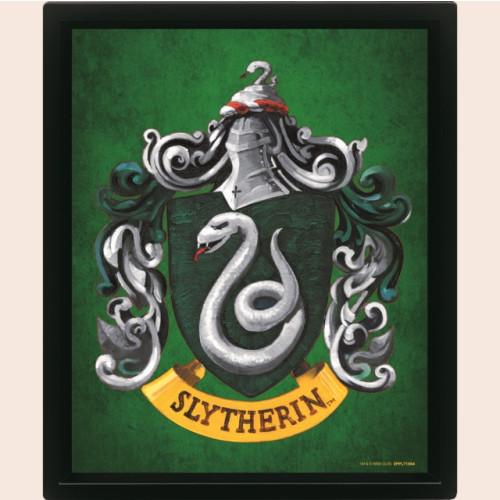 Pyramid International Harry Potter (Colourful Crest Slytherin) 3D Lenticular Poster (Framed) (häftad, eng)