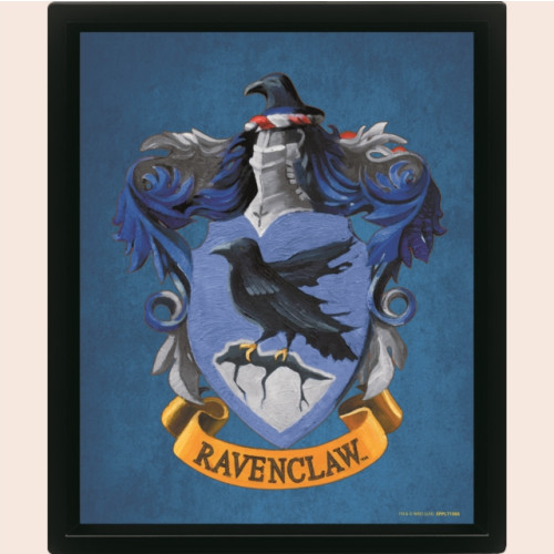 Pyramid International Harry Potter (Colourful Crest Ravenclaw) 3D Lenticular Poster (Framed) (häftad, eng)