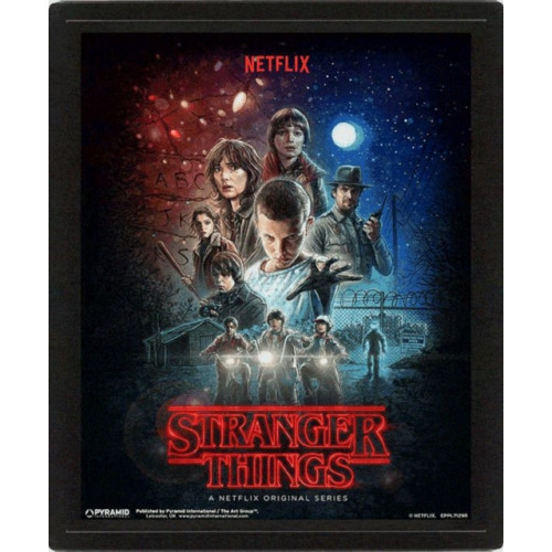 Pyramid International Stranger Things (One Sheet) 10 x 8" 3D Lenticular Poster (Framed) (häftad, eng)