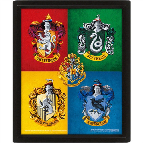 Pyramid International Harry Potter (Colourful Crest) - Framed (häftad, eng)