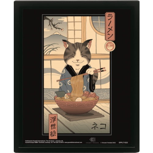 Pyramid International Vincent Trinidad (Neko Ramen Ukiyo-E) Framed 3D (häftad, eng)