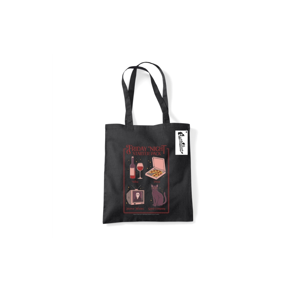 Produktbild för Thiago Correa (Friday Night) Black Tote Bag