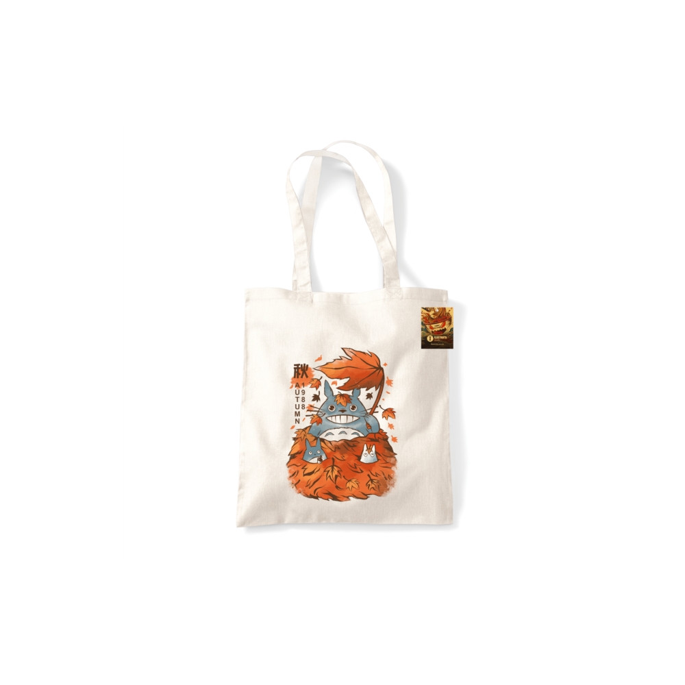 Produktbild för Ilustrata (My Neighbour Autumn) Natural Tote Bag