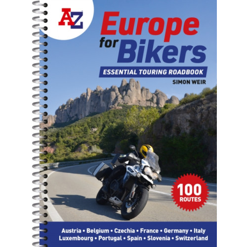HarperCollins Publishers A -Z Europe for Bikers (bok, spiral, eng)