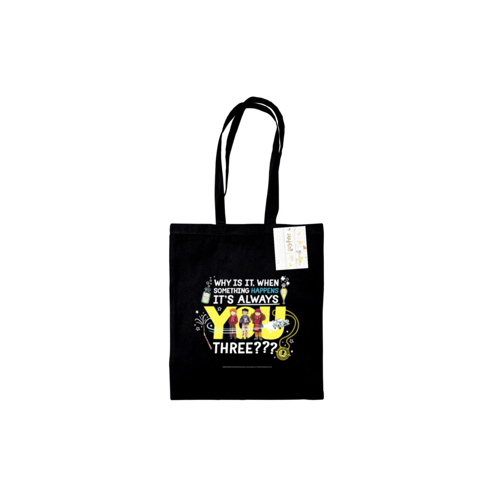 Produktbild för Harry Potter (Always You Three) Black Tote Bag