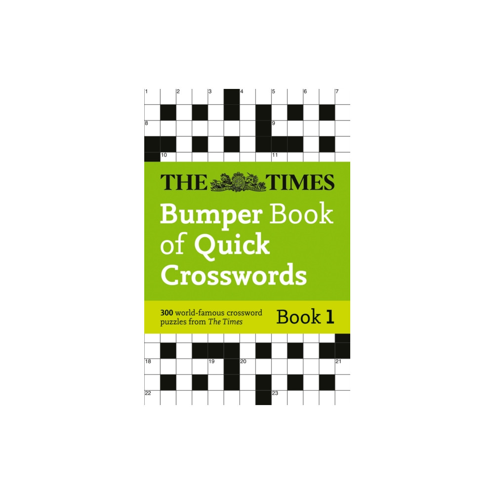 Produktbild för The Times Bumper Book of Quick Crosswords Book 1 (häftad, eng)