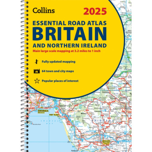 HarperCollins Publishers 2025 Collins Essential Road Atlas Britain and Northern Ireland (bok, spiral, eng)