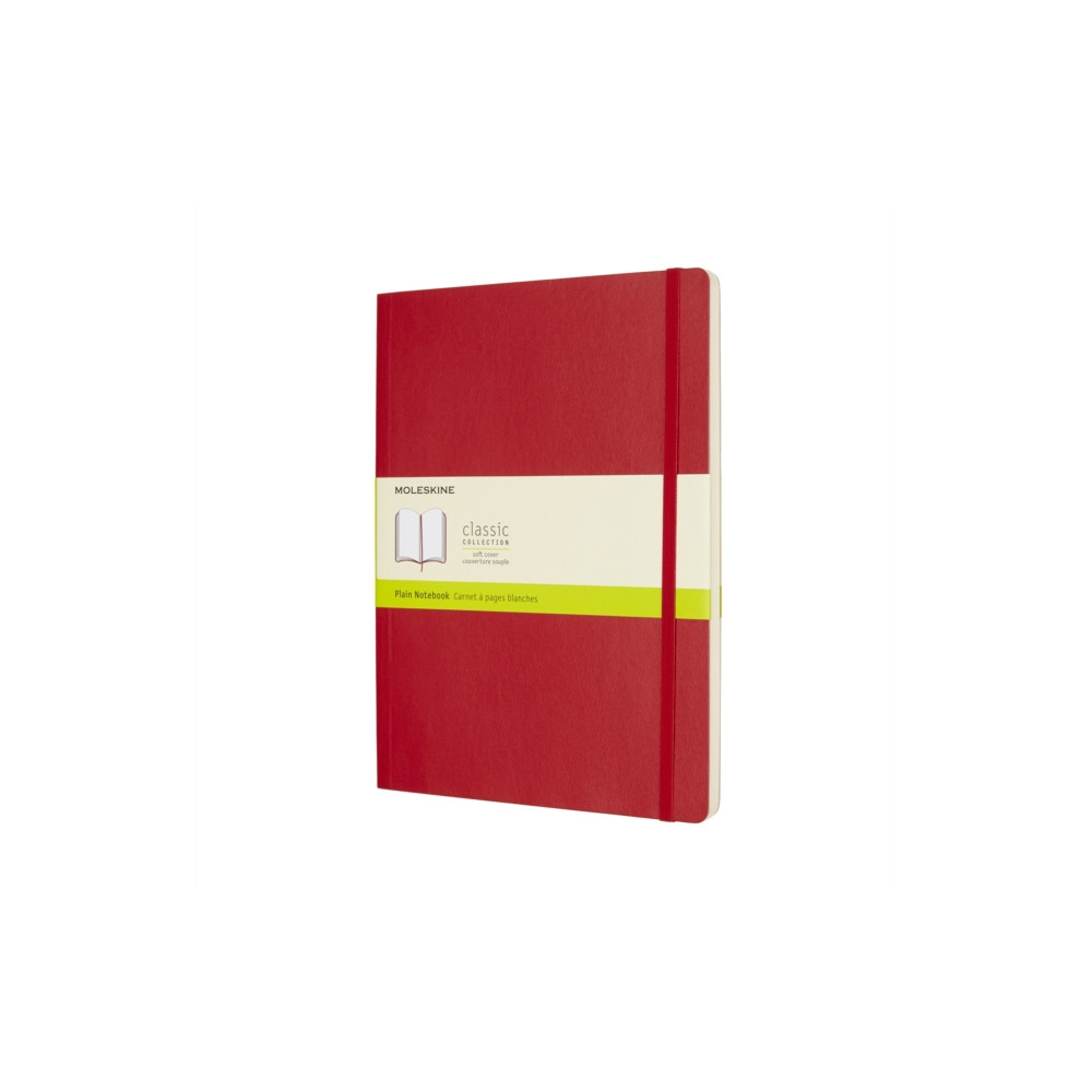 Produktbild för Moleskine Scarlet Red Extra Large Plain Notebook Soft