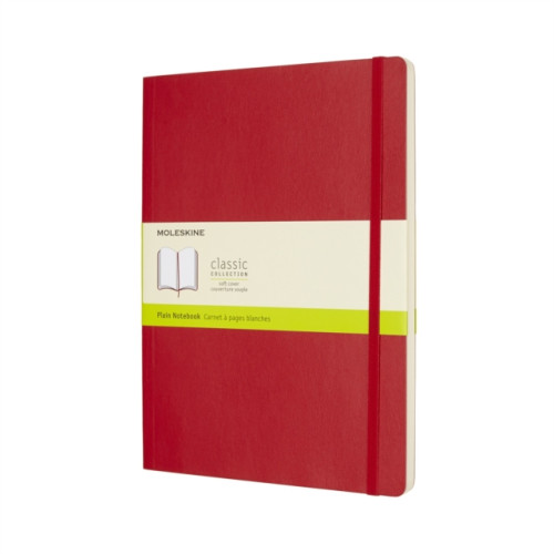 Moleskine Moleskine Scarlet Red Extra Large Plain Notebook Soft