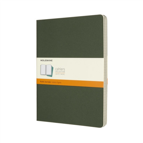 Moleskine Moleskine Myrtle Green Extra Large Ruled Cahier Journal (set Of 3) (häftad, eng)