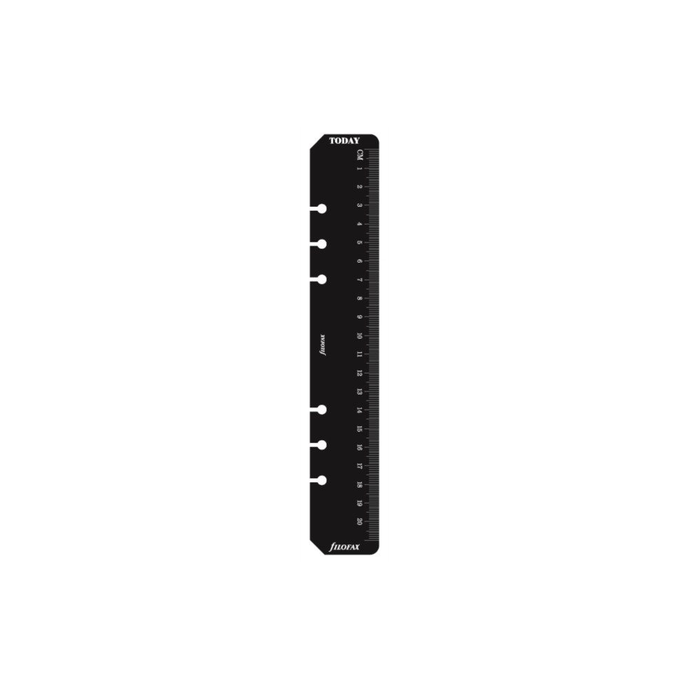 Produktbild för Filofax A5 Ruler page marker black refill