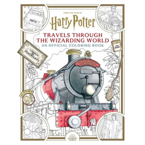 Insight Editions Harry Potter: Travels Through the Wizarding World: An Official Coloring Book (häftad, eng)