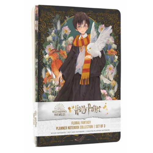 Insight Editions Harry Potter: Floral Fantasy Planner Notebook Collection (Set of 3) (häftad, eng)