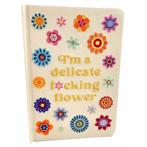 Insight Editions I'm a Delicate F*cking Flower Embroidered Journal (inbunden, eng)