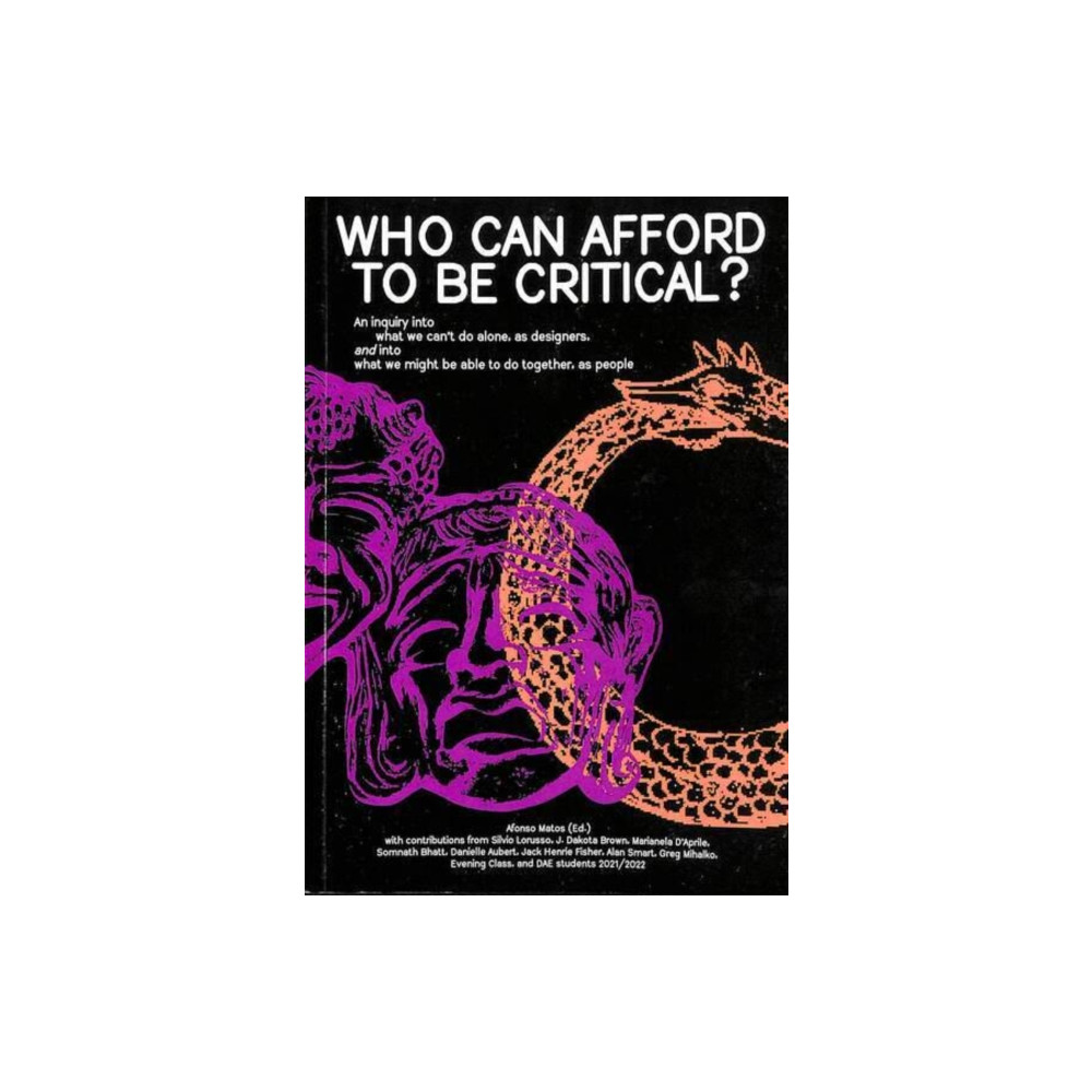 Produktbild för Who can afford to be critical? (häftad, eng)