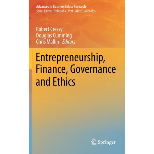 SPRINGER Entrepreneurship, Finance, Governance and Ethics (inbunden, eng)