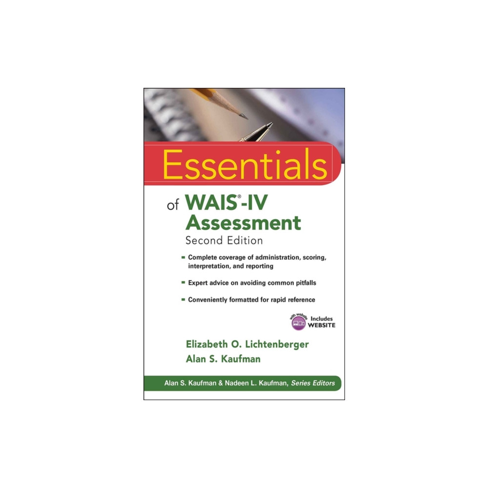 Produktbild för Essentials of WAIS-IV Assessment (häftad, eng)