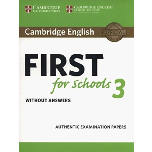 Cambridge University Press Cambridge English First for Schools 3 Student's Book without Answers (häftad, eng)