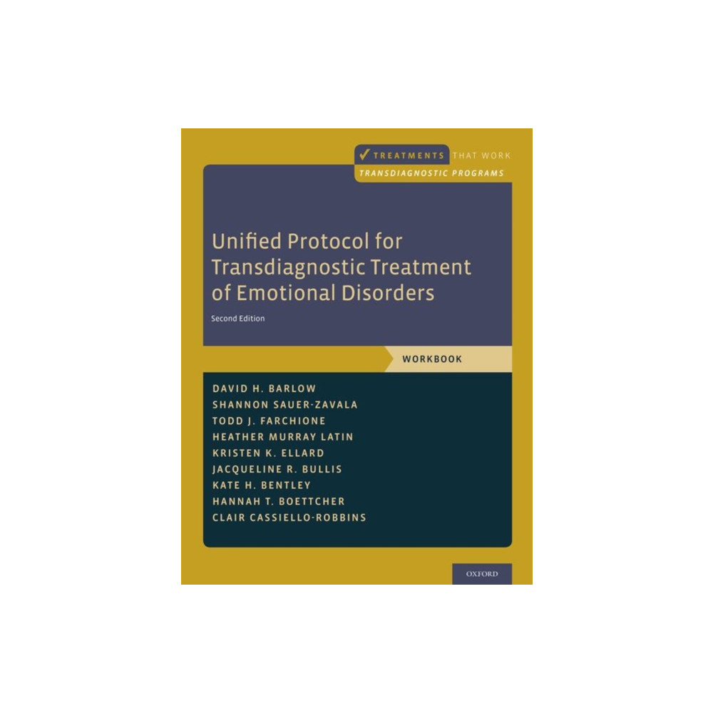 Produktbild för Unified Protocol for Transdiagnostic Treatment of Emotional Disorders (häftad, eng)