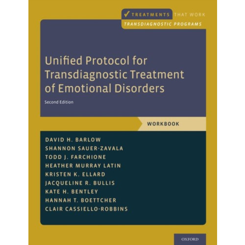 Oxford University Press Inc Unified Protocol for Transdiagnostic Treatment of Emotional Disorders (häftad, eng)