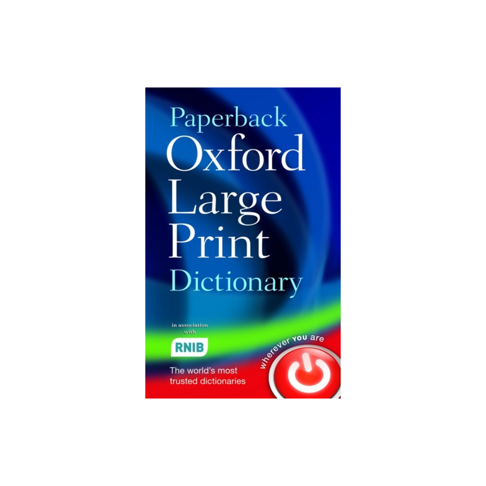 Produktbild för Paperback Oxford Large Print Dictionary (häftad, eng)