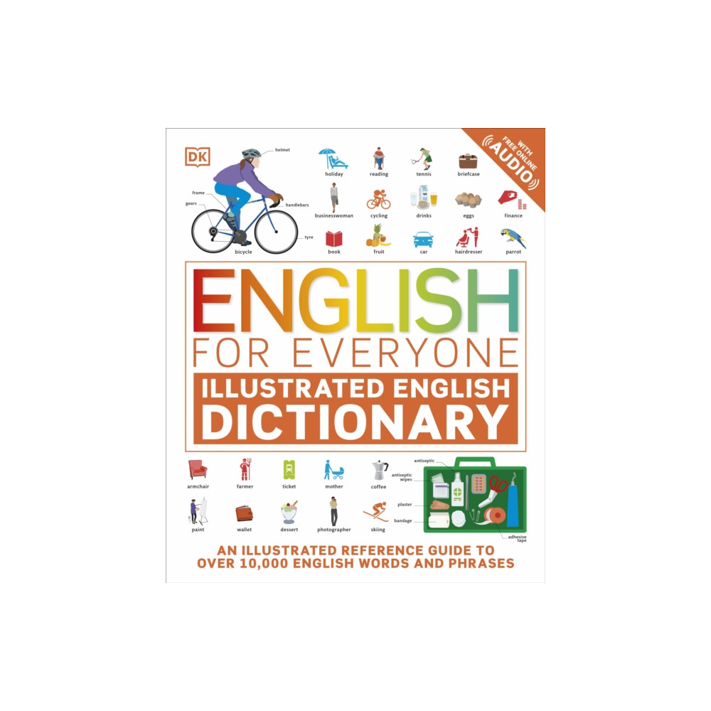 Produktbild för English for Everyone Illustrated English Dictionary with Free Online Audio (häftad, eng)