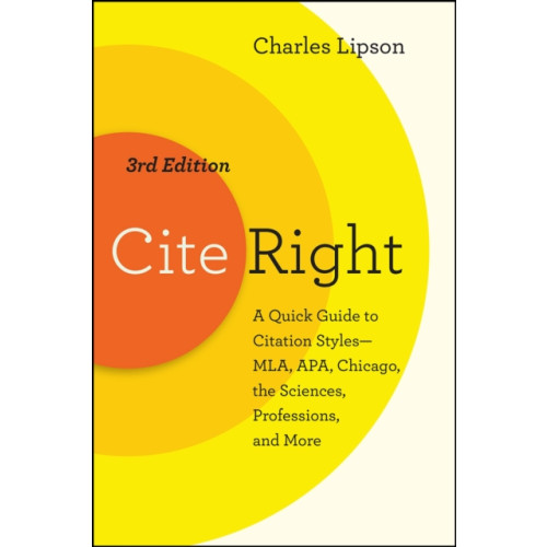 The university of chicago press Cite Right, Third Edition (häftad, eng)