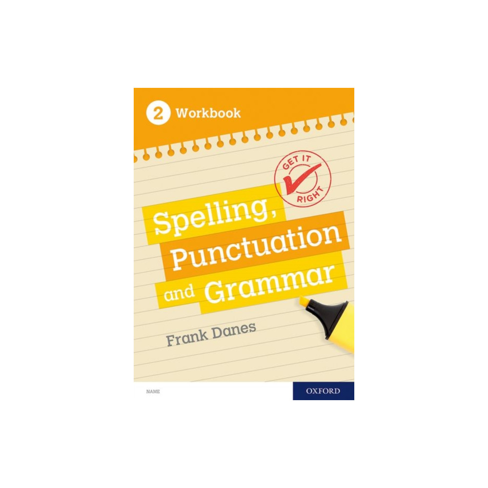Produktbild för Get It Right: KS3; 11-14: Spelling, Punctuation and Grammar workbook 2 (häftad, eng)