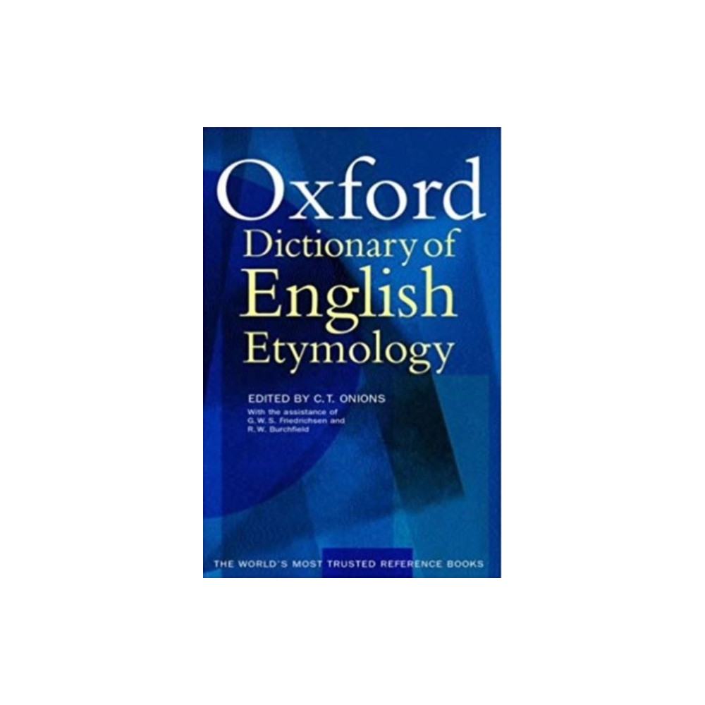 Produktbild för The Oxford Dictionary of English Etymology (inbunden, eng)
