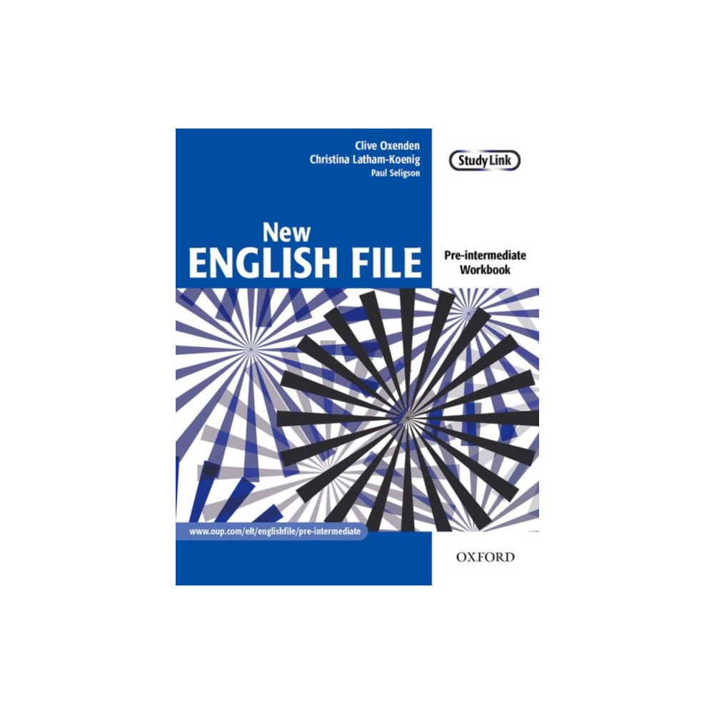 Produktbild för New English File: Pre-intermediate: Workbook (häftad, eng)