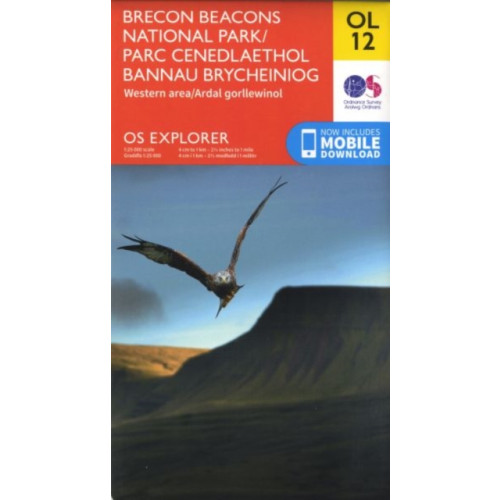 Ordnance Survey Brecon Beacons National Park / Parc Cenedlaethol Bannau Brycheiniog - Western Area / Ardal Gorllewinol