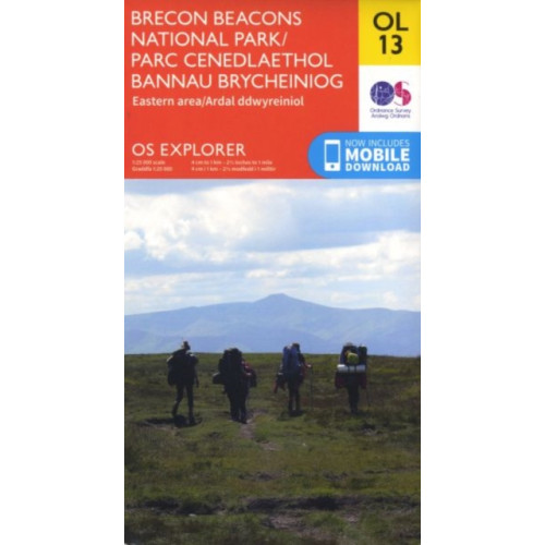 Ordnance Survey Brecon Beacons National Park / Parc Cenedlaethol Bannau Brycheiniog - Eastern Area / Ardal Ddwyreiniol