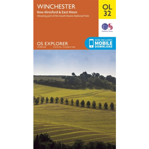 Ordnance Survey Winchester, New Alresford & East Meon
