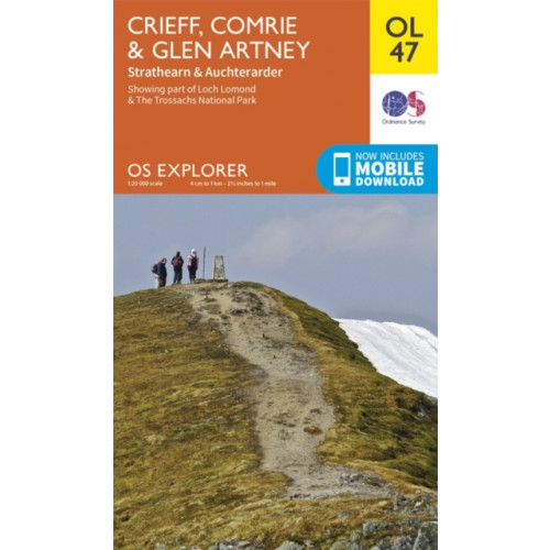 Ordnance Survey Crieff, Comrie & Glen Artney, Strathearn & Auchterarder