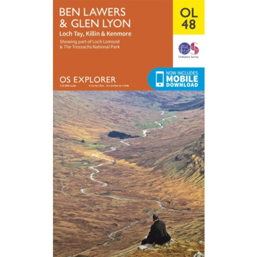 Ordnance Survey Ben Lawers & Glen Lyon, Loch Tay, Killin & Kenmore