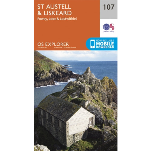 Ordnance Survey St.Austell, Liskeard, Fowey, Looe and Lostwithiel