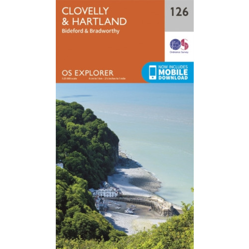 Ordnance Survey Clovelly and Hartland