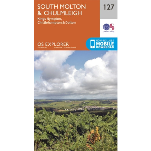 Ordnance Survey South Molton and Chulmleigh