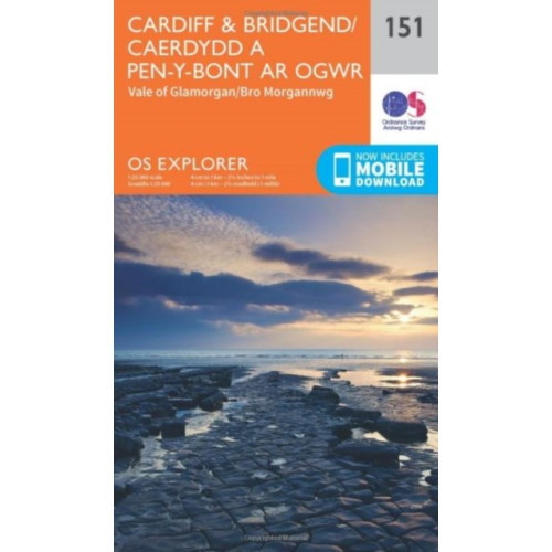 Ordnance Survey Cardiff and Bridgend/Caerdydd a Phen-y-Bont Ar Ogwr