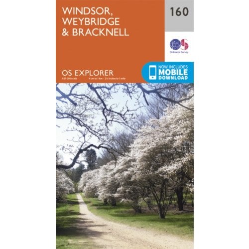 Ordnance Survey Windsor, Weybridge & Bracknell