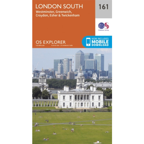 Ordnance Survey London South, Westminster, Greenwich, Croydon, Esher & Twickenham