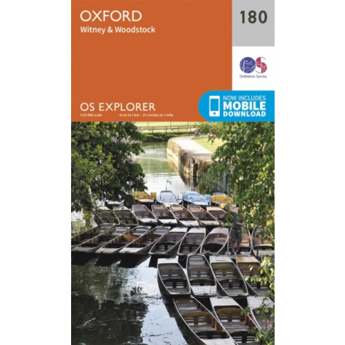 Ordnance Survey Oxford, Witney and Woodstock