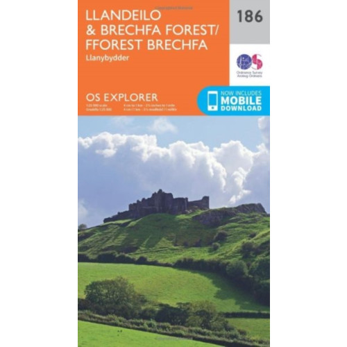 Ordnance Survey Llandeilo and Brechfa Forest