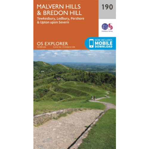 Ordnance Survey Malvern Hills and Bredon Hill