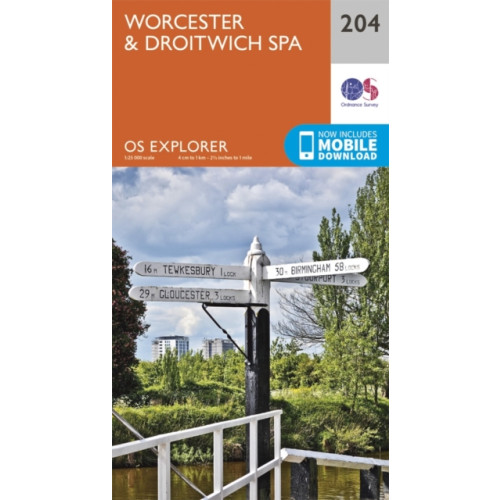 Ordnance Survey Worcester and Droitwich Spa