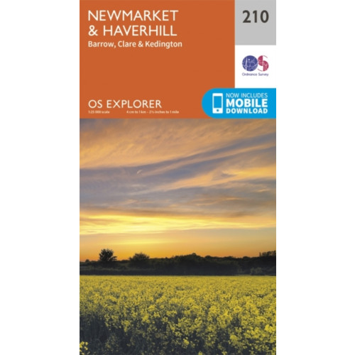 Ordnance Survey Newmarket and Haverhill, Barrow, Clare and Kedington