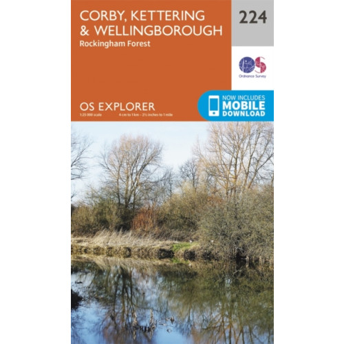 Ordnance Survey Corby, Kettering and Wellingborough